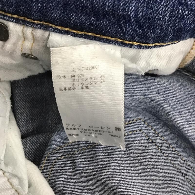 ポロラルフローレン POLO RALPH LAUREN パンツ デニム、ジーンズ 27インチ 無地 水色 / ライトブルー /  レディース USED 古着 中古 10142914