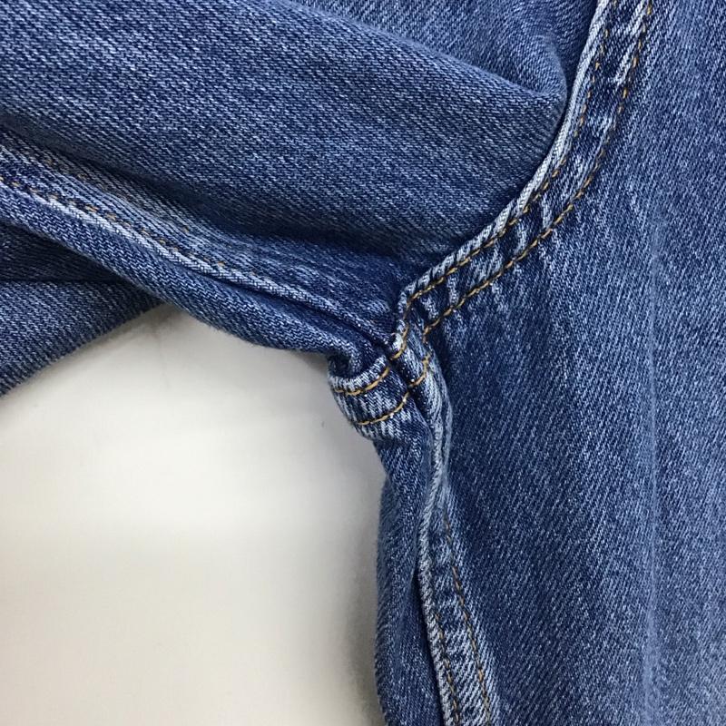 ザラ ZARA パンツ デニム、ジーンズ 6840 090 400 ワイドパンツ ハイライズ ハイウエスト タグ付き 無地 青 / ブルー /  レディース USED 古着 中古 10149488