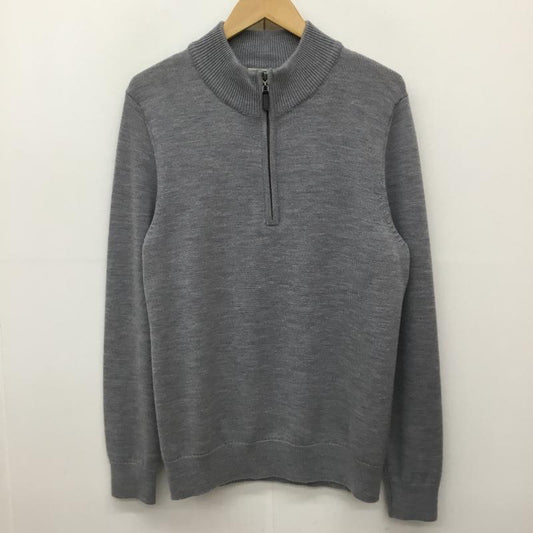 エルエルビーン L.L.Bean ニット、セーター 長袖 285158 S 無地 灰 / グレー /  メンズ USED 古着 中古 10138373