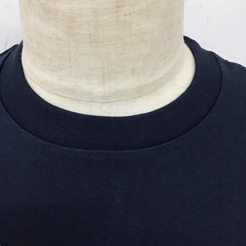 ベイプ BAPE Tシャツ 半袖 半袖カットソー プリントTシャツ クルーネックカットソー BBC L ロゴ、文字 紺 / ネイビー /  メンズ USED 古着 中古 10111943