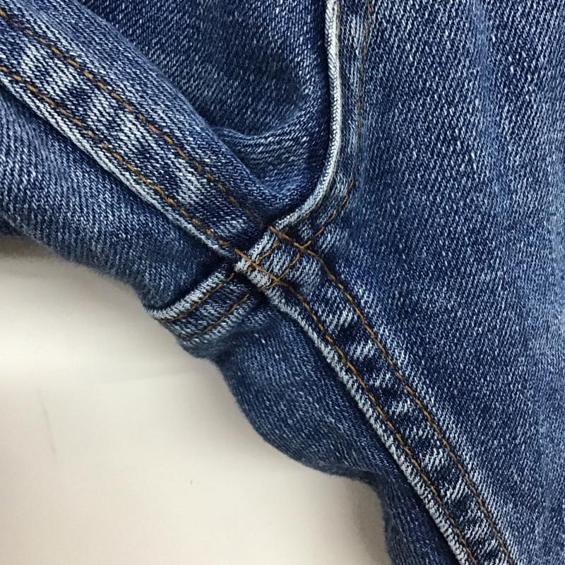 ザラメン ZARA MAN パンツ デニム、ジーンズ デニムパンツ スリムパンツ カジュアルパンツ ストレッチパンツ 38インチ ダメージ加工 インディゴ / インディゴ /  メンズ USED 古着 中古 10133656