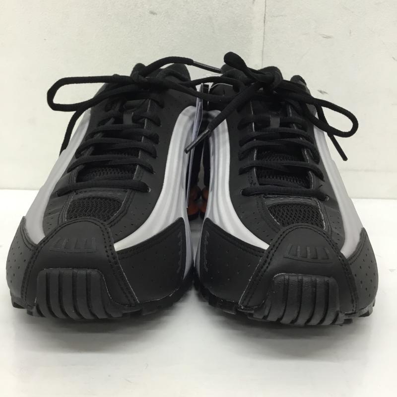 ナイキ NIKE スニーカー スニーカー HQ1988-003 SHOX R4 BLACK/VAST GREY-BRIGHT MANDARIN 27.0cm ロゴ、文字 黒 / ブラック / X 灰 / グレー / X 橙 / オレンジ /  メンズ USED 古着 中古 10141693