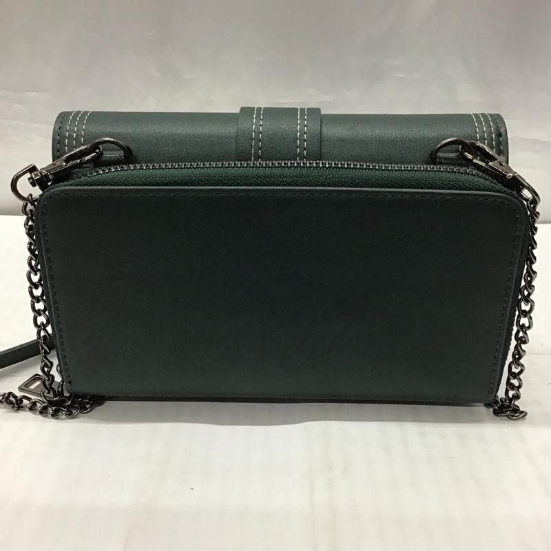 アズールバイマウジー AZUL BY MOUSSY ショルダーバッグ ショルダーバッグ チェーンベルト 財布 ウォレットバッグ 無地 緑 / グリーン /  レディース USED 古着 中古 10115661
