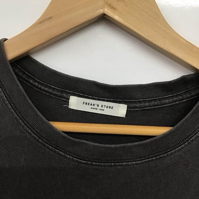フリークスストア FREAK S STORE Tシャツ 半袖 FREE プリント チャコールグレー / チャコールグレー /  レディース USED 古着 中古 10144283