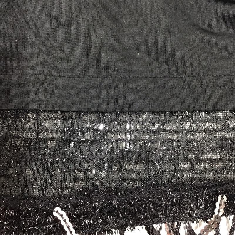 ザラ ZARA ワンピース ひざ丈スカート 長袖ワンピース ドレス Vネックワンピース S 総柄 黒 / ブラック /  レディース USED 古着 中古 10117979