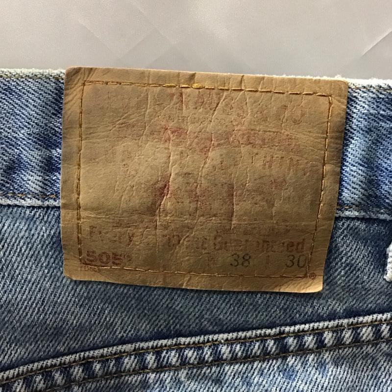 リーバイストラウスアンドコー Levi Strauss & co. パンツ デニム、ジーンズ デニムパンツ ストレートパンツ ワイドパンツ カジュアルパンツ 38 無地 インディゴ / インディゴ /  メンズ USED 古着 中古 10116185
