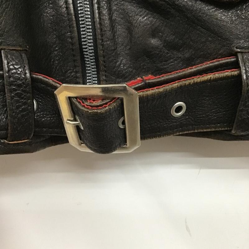 古着 USED ジャケット、上着 ジャケット、ブレザー レザー 無地 黒 / ブラック /  メンズ USED 古着 中古 10105763