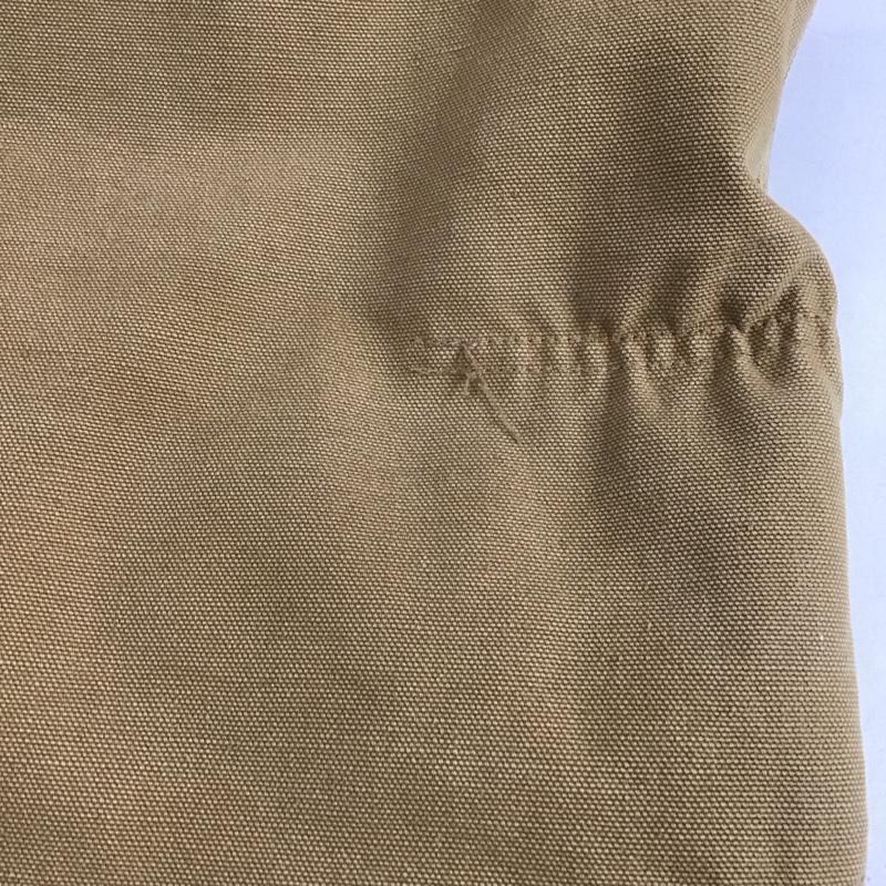 カーハート Carhartt ベスト ベスト ジップアップベスト ノースリーブカットソー アウター 80s 90s M ロゴ、文字 ベージュ / ベージュ /  メンズ USED 古着 中古 10138727