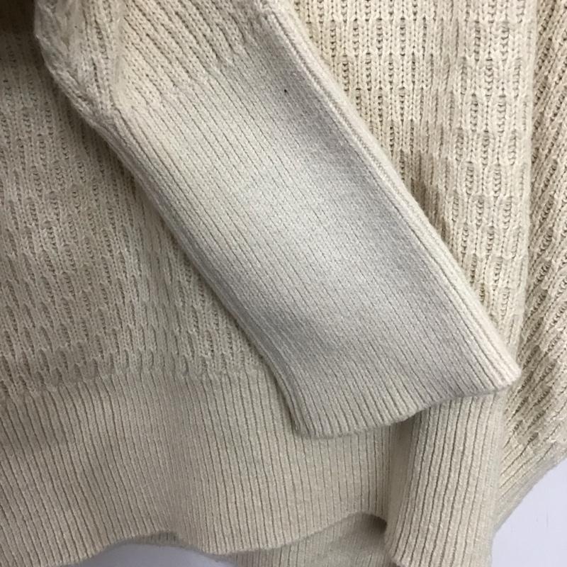 フリークスストア FREAK S STORE ニット、セーター 長袖 FREE 無地 白 / ホワイト /  レディース USED 古着 中古 10142795