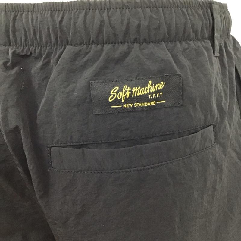 ソフト・マシーン SOFTMACHINE パンツ ショートパンツ ショートパンツ ハーフパンツ カジュアルパンツ ナイロンパンツ XL 無地 黒 / ブラック /  メンズ USED 古着 中古 10120059