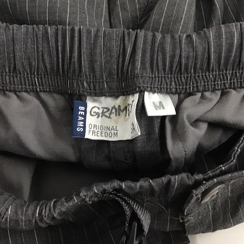 グラミチ GRAMICCI パンツ スラックス gmp-19s856 19SSビームス別注 イージースラックスパンツ M ストライプ 灰 / グレー /  メンズ USED 古着 中古 10147006