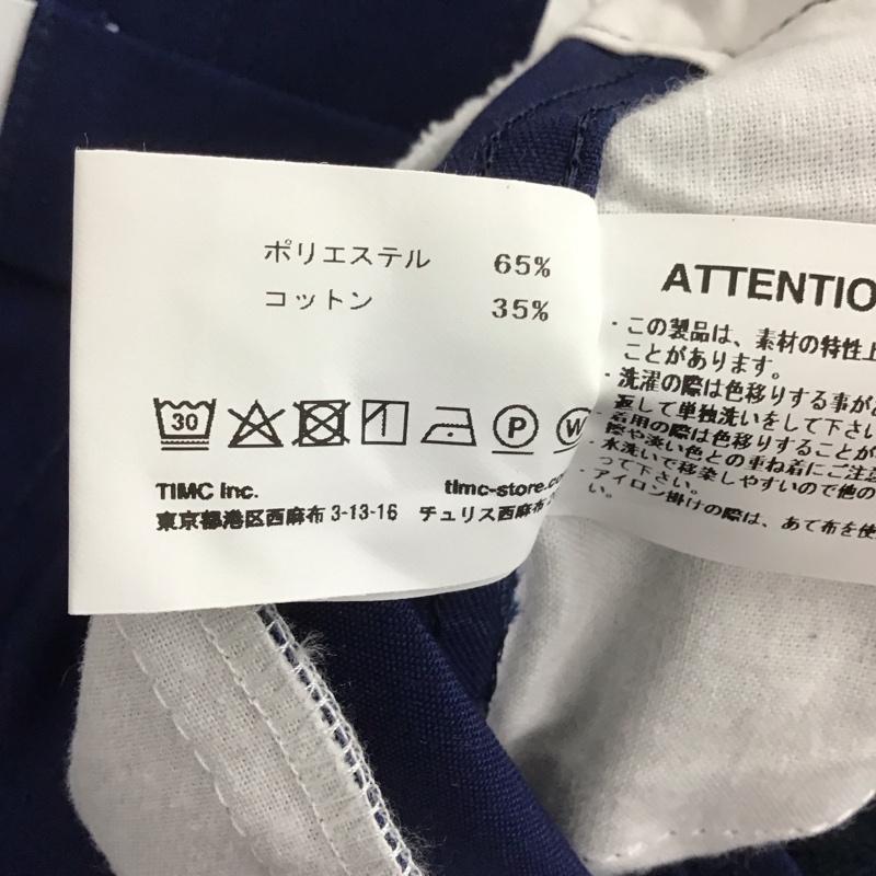 タイムインク TIME INC. パンツ チノパン チノパン ワイドパンツ カジュアルパンツ ワークパンツ M 無地 紺 / ネイビー /  メンズ USED 古着 中古 10139286