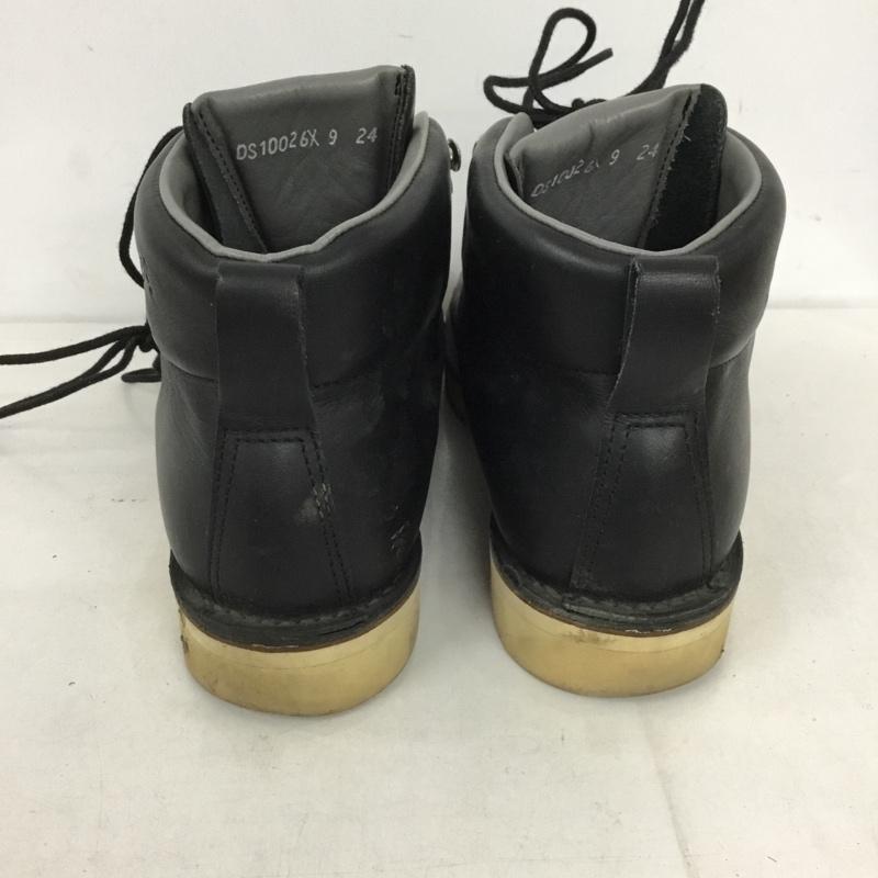 ダナー Danner ブーツ ショートブーツ DS10026X SOPHNET MOUNTAIN TRAIL レザー 9 US：9 ロゴ、文字 黒 / ブラック /  メンズ USED 古着 中古 10131039