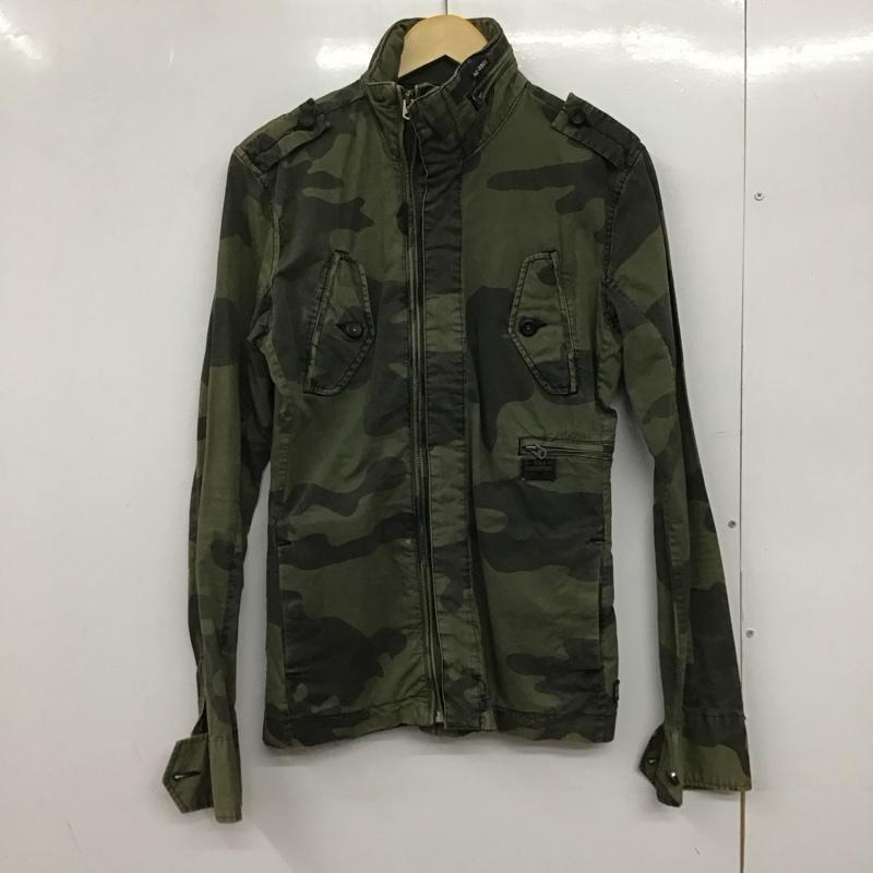 ジースターロゥ G-STAR RAW ジャケット、上着 ジャケット、ブレザー ジップアップジャケット アウター ミリタリージャケット S カモフラージュ柄・迷彩 マルチカラー / マルチカラー /  メンズ USED 古着 中古 10145628