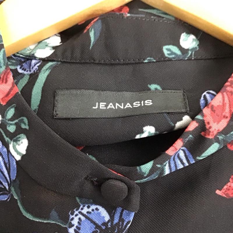 ジーナシス JEANASIS ワンピース ロングスカート JS070938MT バンドカラー 長袖 FREE 花柄 マルチカラー / マルチカラー /  レディース USED 古着 中古 10130436