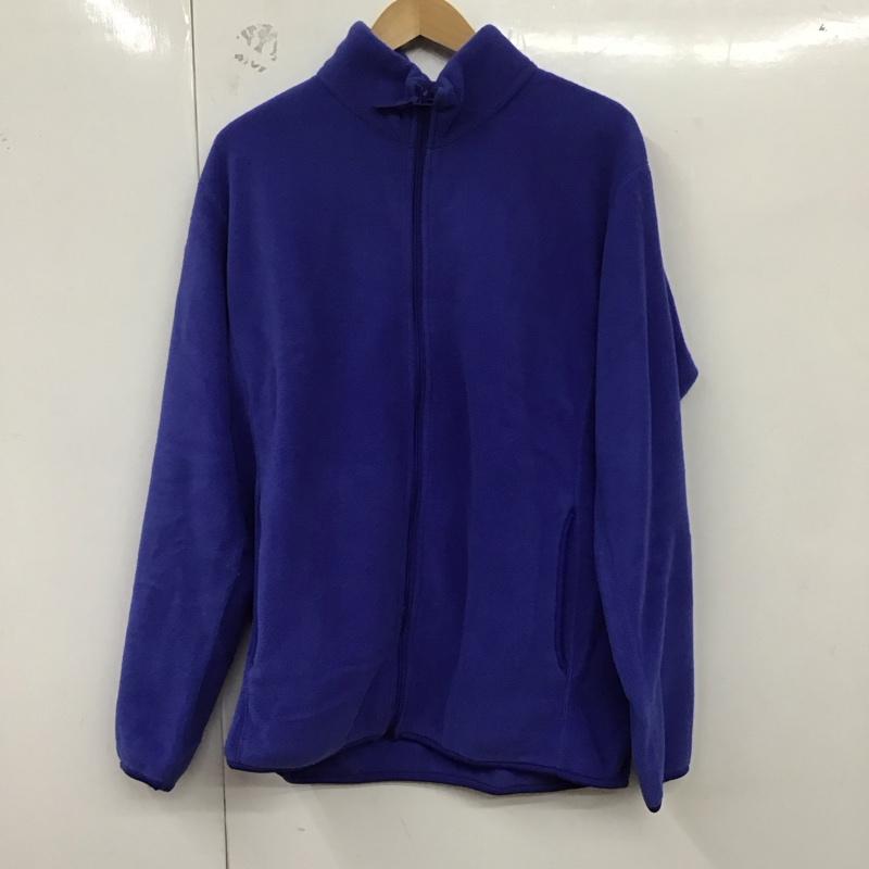 ユニクロ UNIQLO ジャケット、上着 ジャケット、ブレザー 341-079436 ジップアップジャケット フリースジャケット XL 無地 青 / ブルー /  メンズ USED 古着 中古 10128761