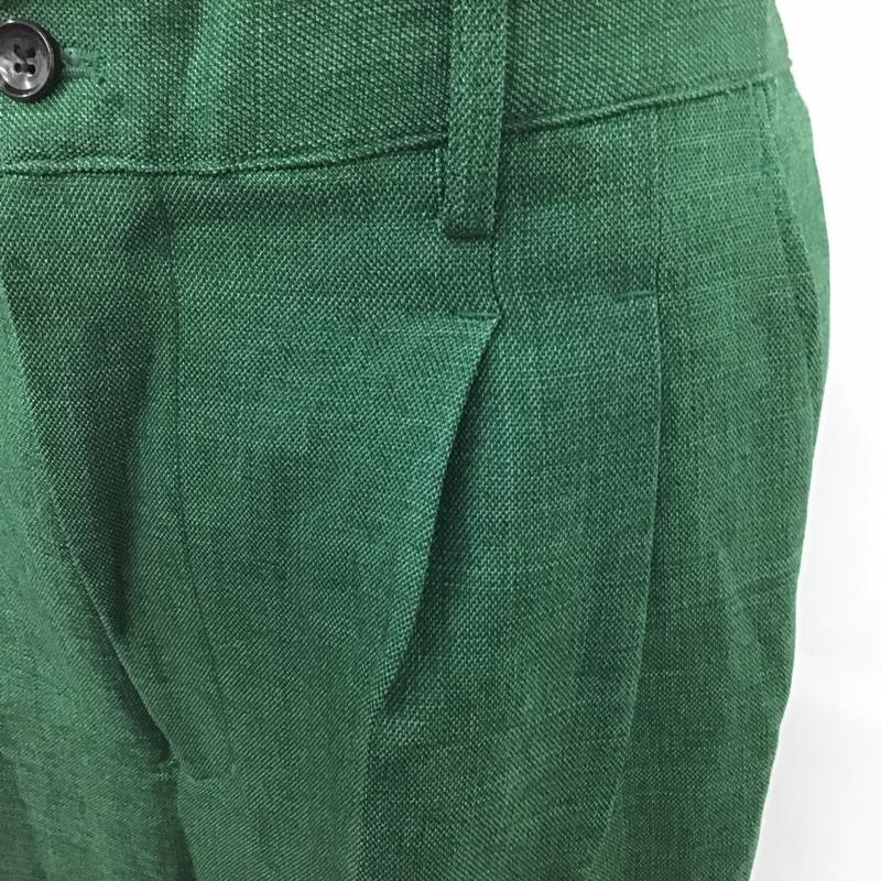 フリークスストア FREAK S STORE パンツ スラックス スラックスパンツ ワイドパンツ カジュアルパンツ M 無地 緑 / グリーン /  レディース USED 古着 中古 10122969