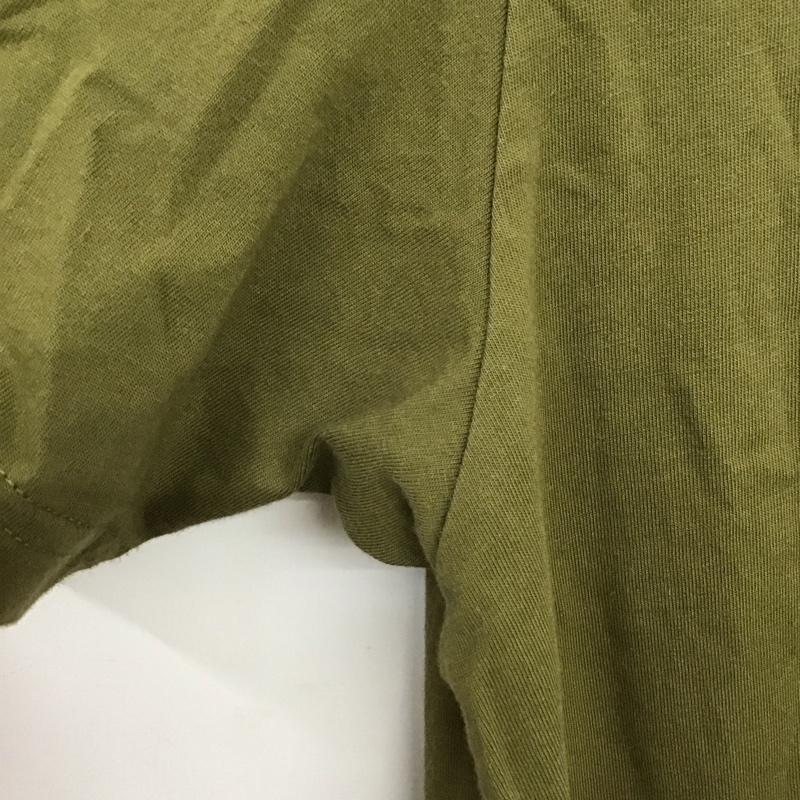 ポールスミス Paul Smith Tシャツ 半袖 半袖カットソー プリントTシャツ クルーネックカットソー L ロゴ、文字 カーキ / カーキ /  メンズ USED 古着 中古 10140480