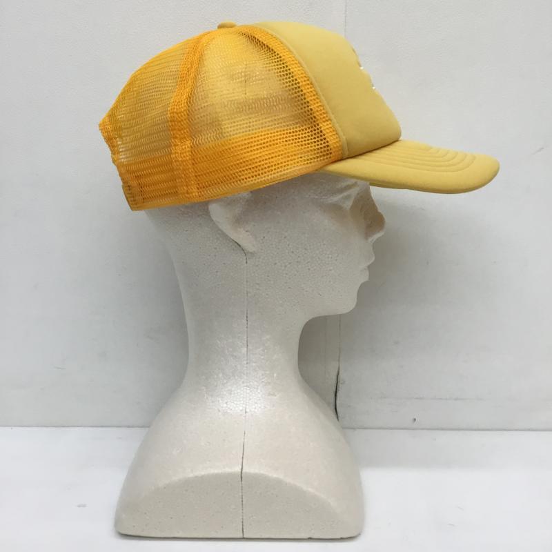 ステューシー STUSSY 帽子 キャップ FREE ロゴ、文字 黄 / イエロー /  メンズ USED 古着 中古 10124389