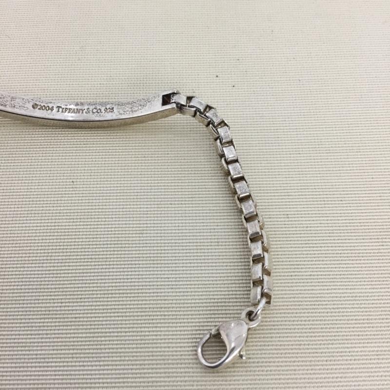 ティファニー TIFFANY&Co. アクセサリー ブレスレット、バングル ベネチアンリンクIDブレスレット 2004 箱有 無地 銀 / シルバー /  レディース USED 古着 中古 10147437