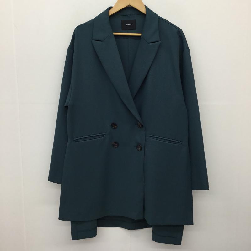 ムルーア MURUA ジャケット、上着 ジャケット、ブレザー 012140100201-03 FREE 無地 緑 / グリーン /  レディース USED 古着 中古 10144628