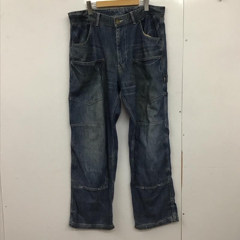 ラフンタフ Ruff n Tuff パンツ デニム、ジーンズ デニムパンツ ワイドパンツ カジュアルパンツ カーゴパンツ hectic masterpiece L ロゴ、文字 インディゴ / インディゴ /  メンズ USED 古着 中古 10149288