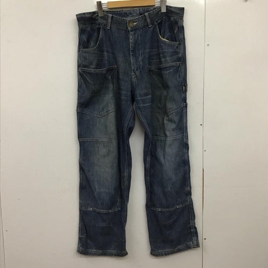 ラフンタフ Ruff n Tuff パンツ デニム、ジーンズ デニムパンツ ワイドパンツ カジュアルパンツ カーゴパンツ hectic masterpiece L ロゴ、文字 インディゴ / インディゴ /  メンズ USED 古着 中古 10149288