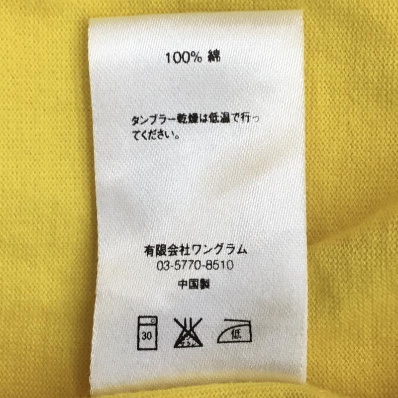 シュプリーム Supreme Tシャツ 半袖 L ワンポイント 黄 / イエロー /  メンズ USED 古着 中古 10110703