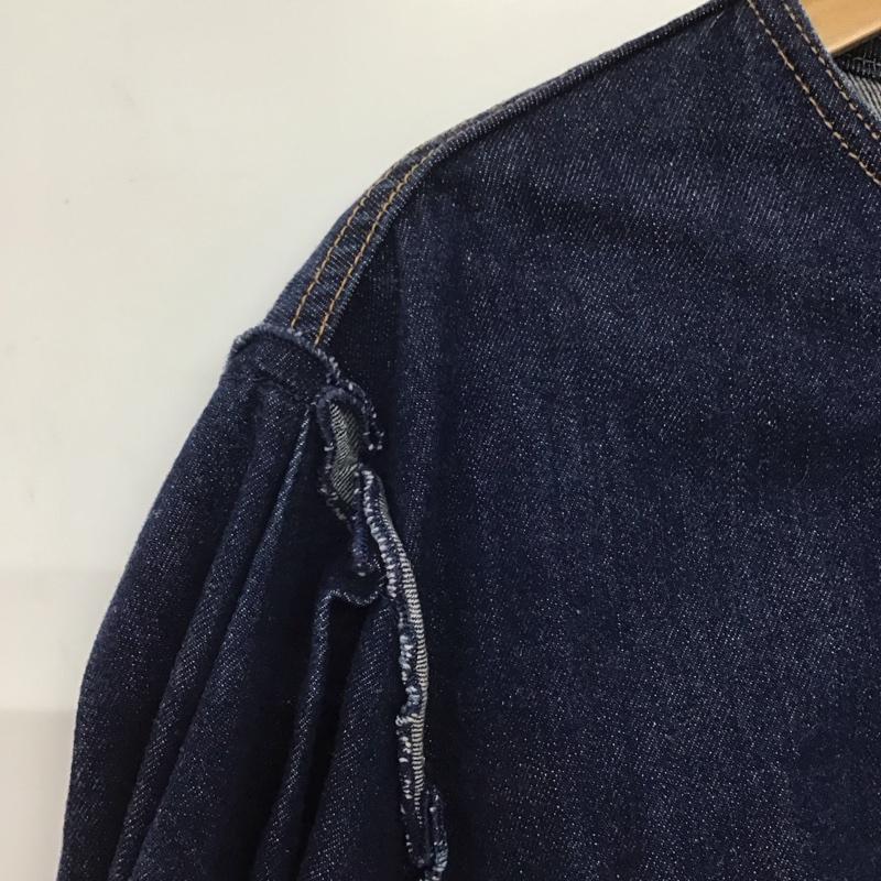 マウジー MOUSSY ジャケット、上着 ジャケット、ブレザー 010CSS11-0110 PUFF SLEEVE DENIM JACKET FREE 無地 インディゴ / インディゴ /  レディース USED 古着 中古 10140472