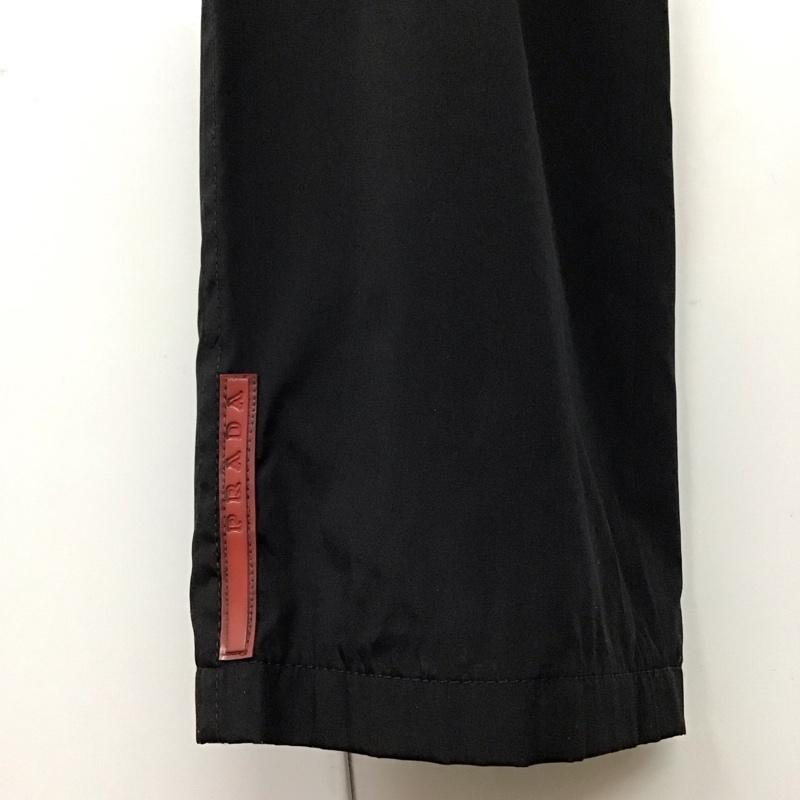 プラダ PRADA パンツ スラックス スラックス ストレートパンツ スリムパンツ 46 無地 黒 / ブラック /  メンズ USED 古着 中古 10118984