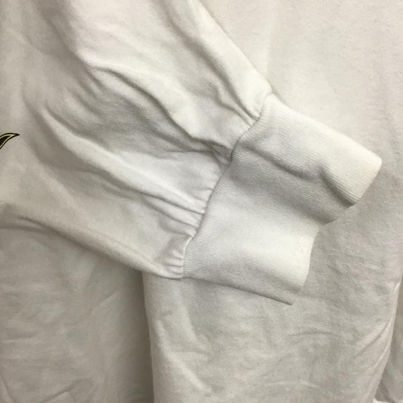 エクストララージ XLARGE カットソー 長袖 長袖カットソー プリントカットソー クルーネック L プリント 白 / ホワイト /  メンズ USED 古着 中古 10137339