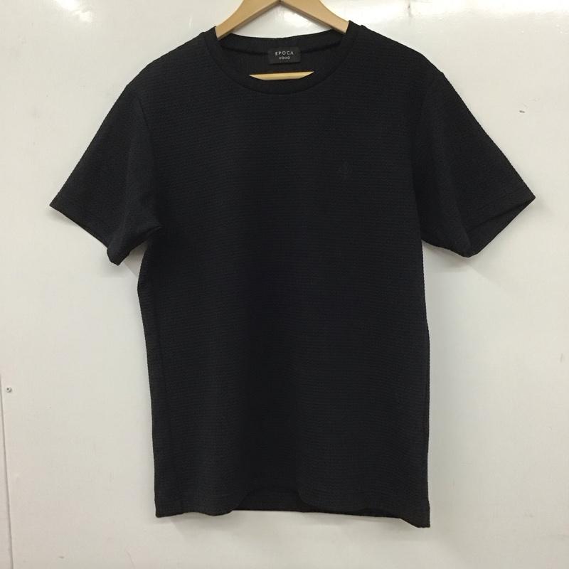 エポカウォモ EPOCA UOMO Tシャツ 半袖 M1P03-111-09 半袖カットソー 無地Ｔシャツ L ロゴ、文字 紺 / ネイビー /  メンズ USED 古着 中古 10135852