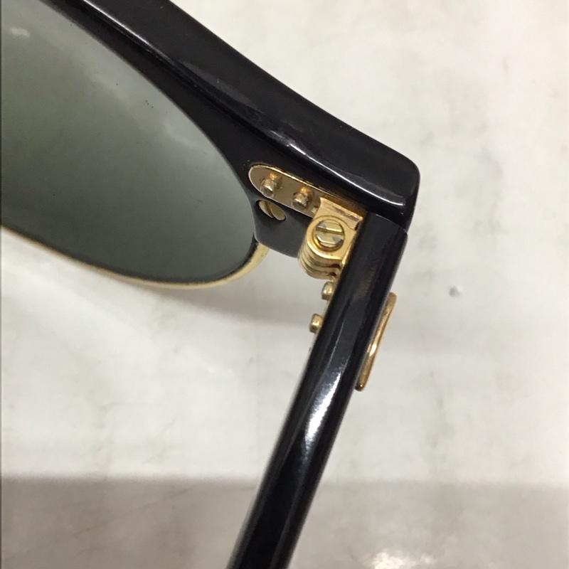 レイバン Ray-Ban めがね・サングラス サングラス RB4246 901 CLUBROUND CLASSIC ロゴ、文字 黒 / ブラック /  メンズ USED 古着 中古 10114316