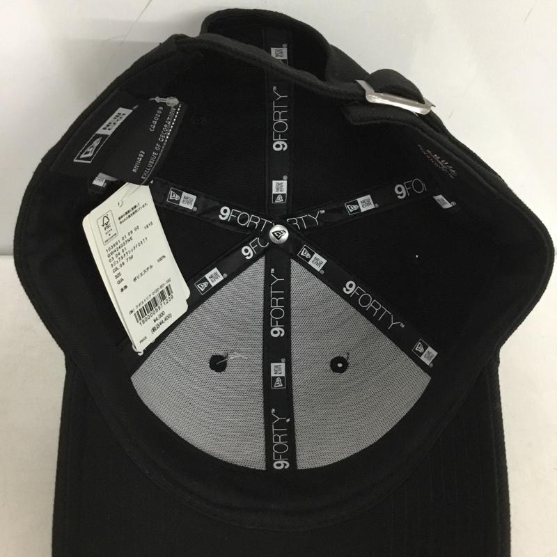ニューエラ NEW ERA 帽子 キャップ GW424037NE GLOBAL WORK 9FORTY タグ付き ロゴ、文字 黒 / ブラック /  メンズ USED 古着 中古 10151185