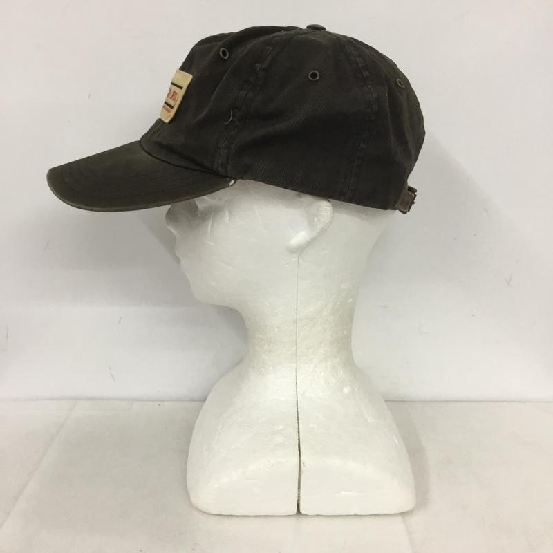 ダブルアールエル RRL 帽子 キャップ コットン 三ツ星タグ 90年代 ロゴ、文字 ダークブラウン / ダークブラウン /  メンズ USED 古着 中古 10140153