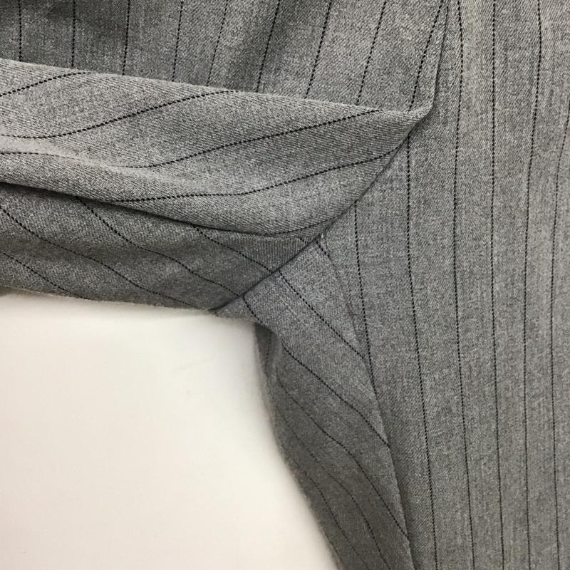 ニコアンド niko and... パンツ スラックス L ストライプ 灰 / グレー /  レディース USED 古着 中古 10147814