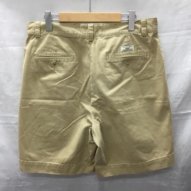ポロバイラルフローレン Polo by RALPH LAUREN パンツ ショートパンツ ショートパンツ ハーフパンツ カジュアルパンツ 33インチ 無地 ベージュ / ベージュ /  メンズ USED 古着 中古 10120269
