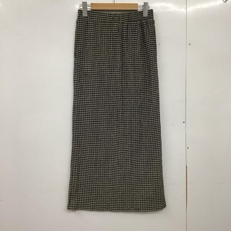 ローリーズファーム LOWRYS FARM スカート ロングスカート FREE チェック マルチカラー / マルチカラー /  レディース USED 古着 中古 10150636