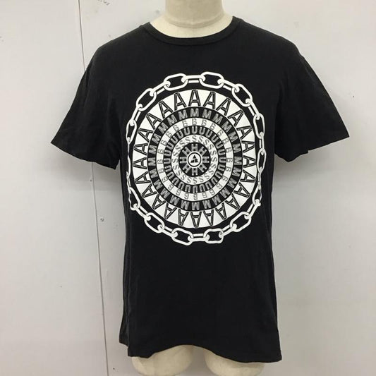アンブッシュ AMBUSH Tシャツ 半袖 クルーネック プリント L ロゴ、文字 黒 / ブラック /  メンズ USED 古着 中古 10123302
