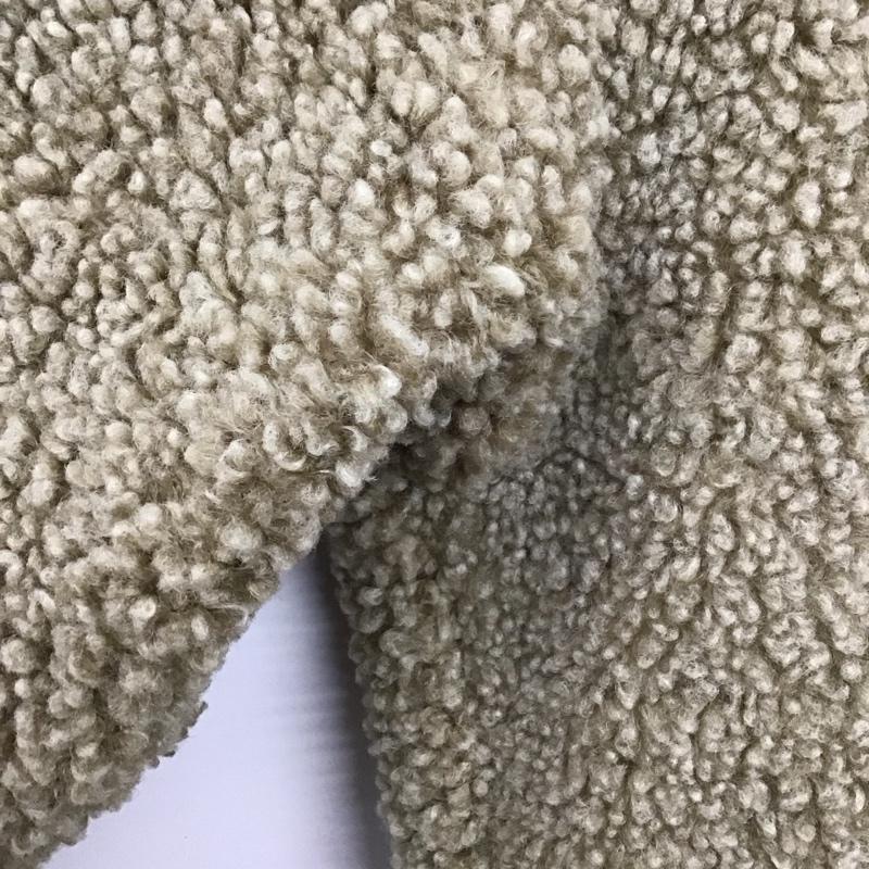 ユニクロ UNIQLO カーディガン 長袖 341-419753 ボアフリースVネックカーディガン XL 無地 ベージュ / ベージュ /  メンズ USED 古着 中古 10130763
