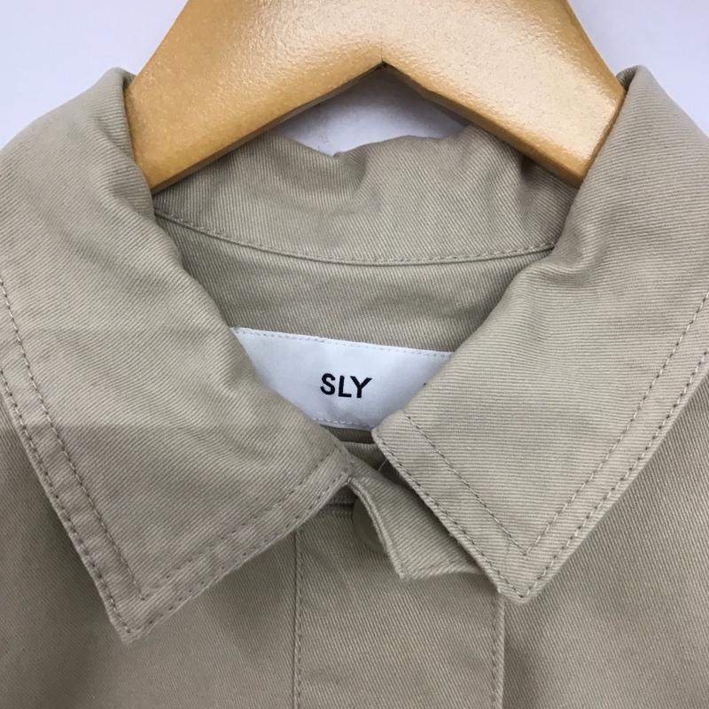 スライ SLY ジャケット、上着 ジャケット、ブレザー 030DSH30-1920 WIDE SLEEVE SHORT MILITARY JK FREE 無地 ベージュ / ベージュ /  レディース USED 古着 中古 10140532