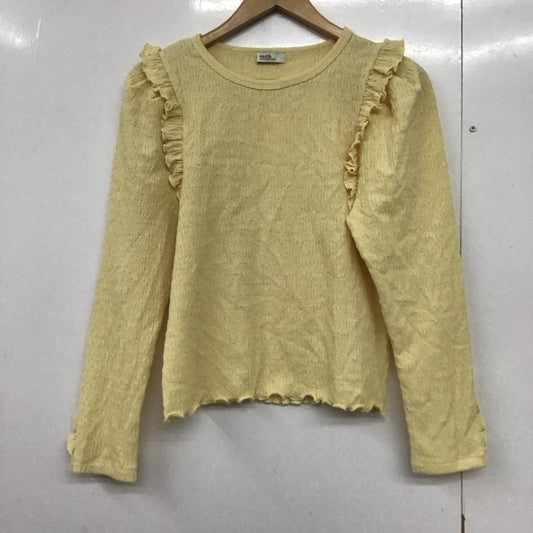 アースミュージックアンドエコロジー earth music&ecology カットソー 長袖 FREE 無地 黄 / イエロー /  レディース USED 古着 中古 10142132