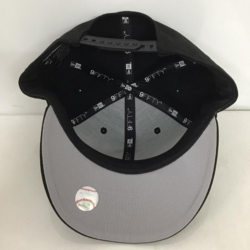ニューエラ NEW ERA 帽子 キャップ 9FIFTY 無地 黒 / ブラック /  メンズ USED 古着 中古 10148222