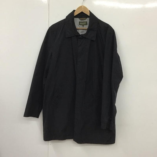 エディーバウアー Eddie Bauer コート コート一般 001-9079 ステンカラーコート M 無地 黒 / ブラック /  メンズ USED 古着 中古 10131928