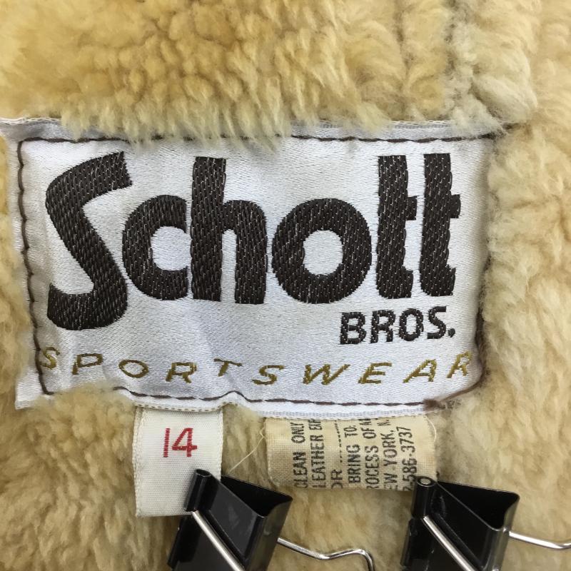 ショット Shott コート 毛皮、ファー ムートンランチコート　70 s 無地 ベージュ / ベージュ /  メンズ USED 古着 中古 10141438