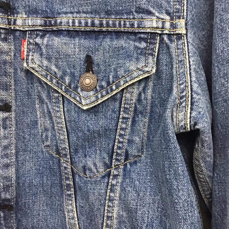 リーバイス Levi s ジャケット、上着 ジャケット、ブレザー デニムジャケット Gジャン 38 無地 インディゴ / インディゴ /  メンズ USED 古着 中古 10131930
