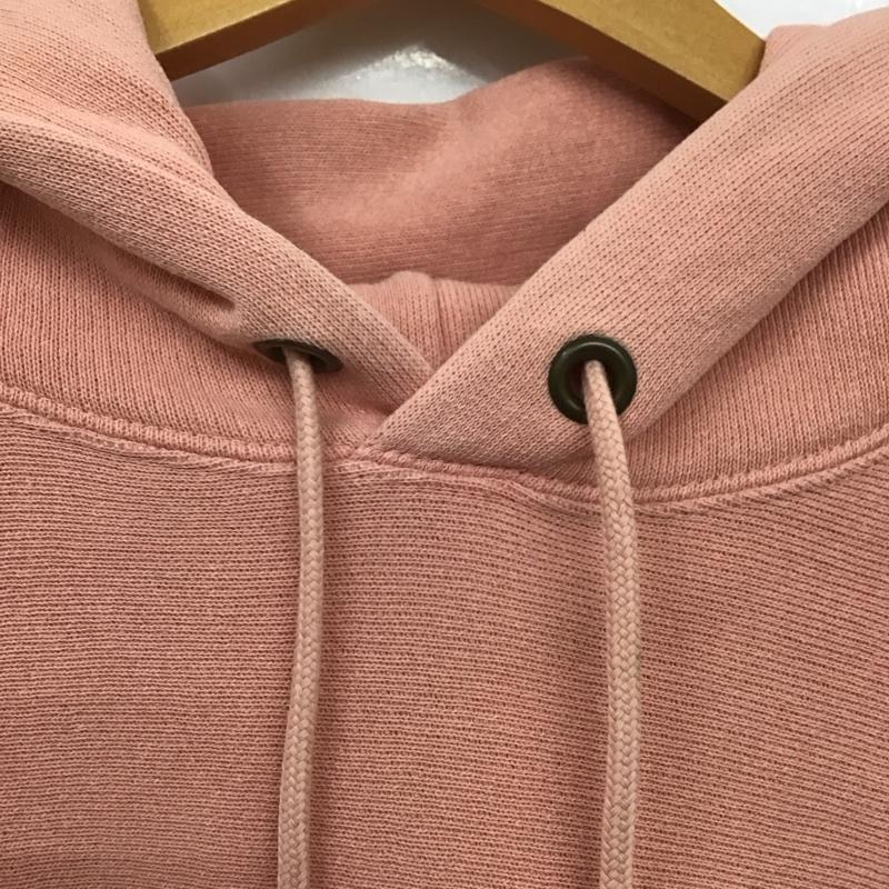 チャンピオン Champion パーカー 長袖 C8-N106 リバースウィーブ プルオーバー S ロゴ、文字 桃 / ピンク /  メンズ USED 古着 中古 10107064