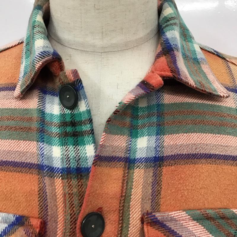 レミ レリーフ REMI RELIEF シャツ、ブラウス 長袖 ワークシャツ コットン M チェック マルチカラー / マルチカラー /  メンズ USED 古着 中古 10121306