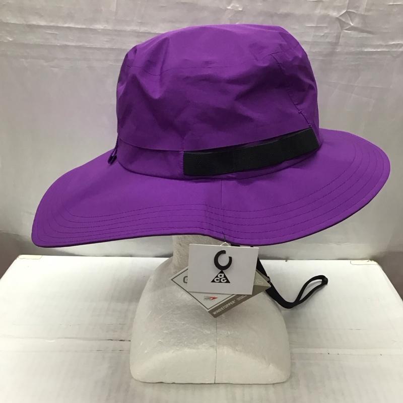 ナイキ エィシージー NIKE ACG 帽子 ハット FB6530-599 APEX WB BUCKET HAT GORE-TEX タグ付き ロゴ、文字 紫 / パープル /  メンズ USED 古着 中古 10117953