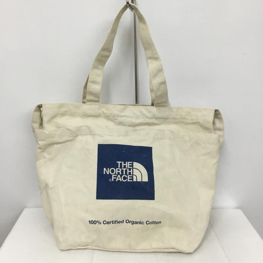 ザノースフェイス THE NORTH FACE トートバッグ トートバッグ ユーティリティートート 2WAY ロゴ、文字 青 / ブルー / X アイボリー / アイボリー /  メンズ USED 古着 中古 10129953